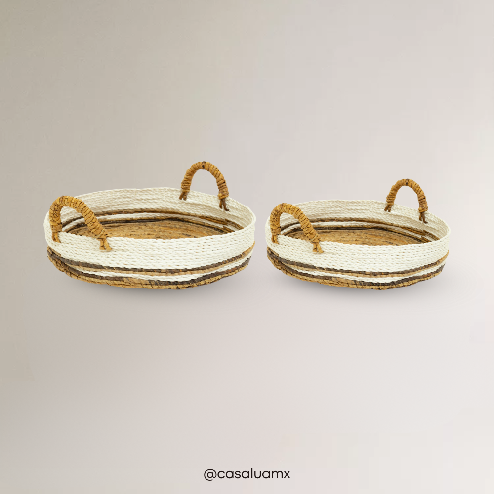 Bandejas Blanco/natural