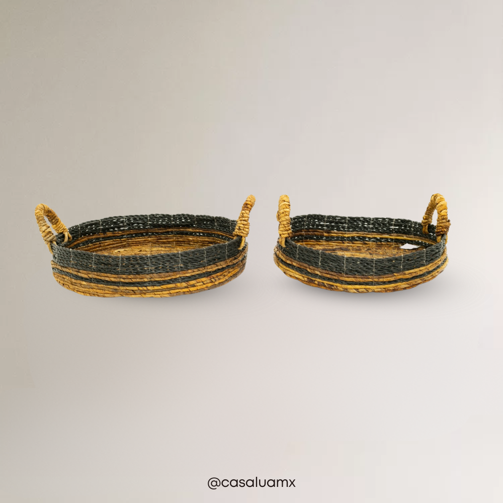 Bandejas Negra/ Natural