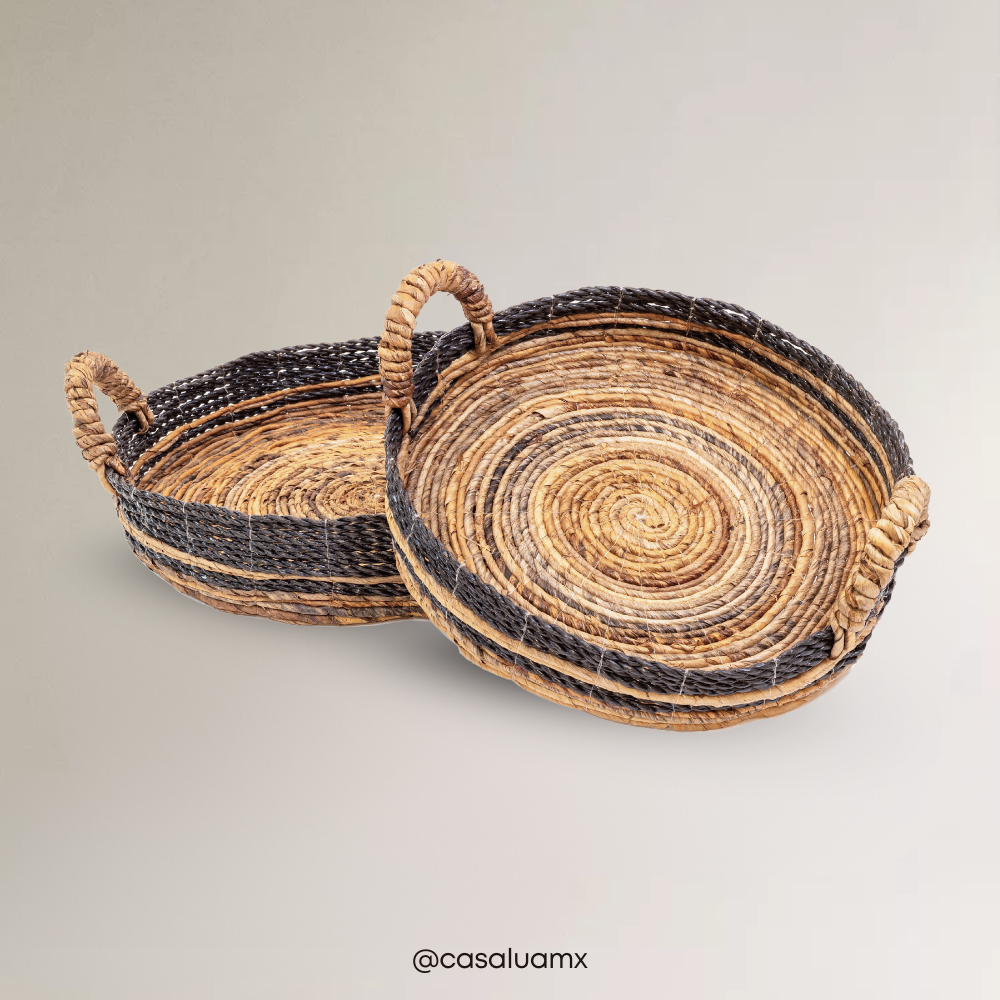 Bandejas Negra/ Natural