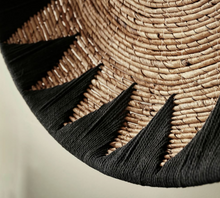 Cargar imagen en el visor de la galería, Set de 3 decoración de pared redonda Bailey Negro.
